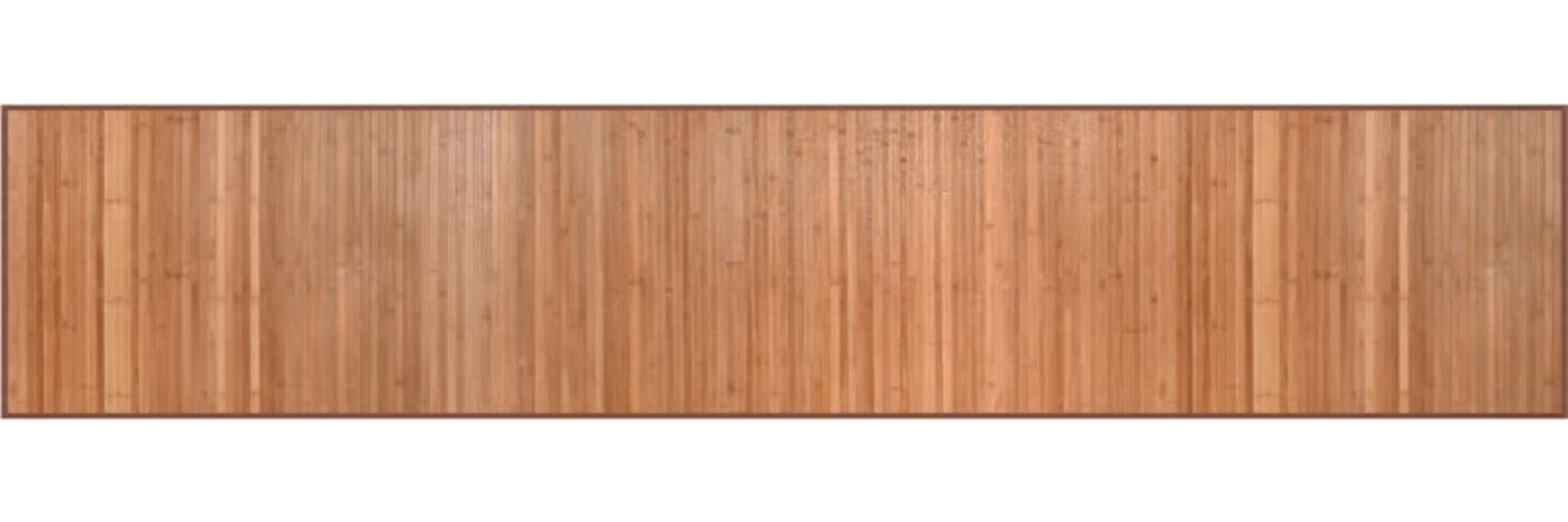 vidaXL Teppich Rechteckig Natur 60x300 cm Bambus 376841 Bild 1