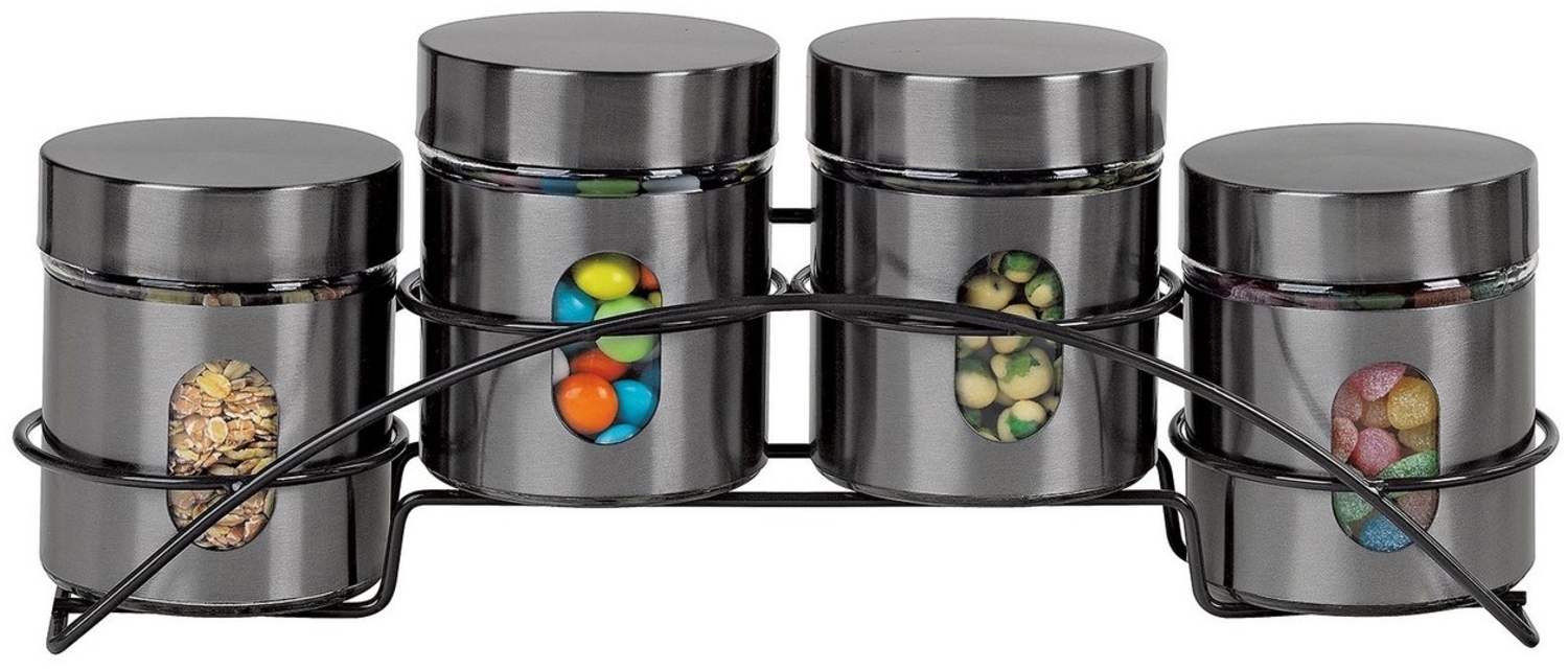 ZELLERFELD Vorratsdose 4-Teiliges Vorratsbehälter Gewürz-Set für Lebensmittel Bild 1