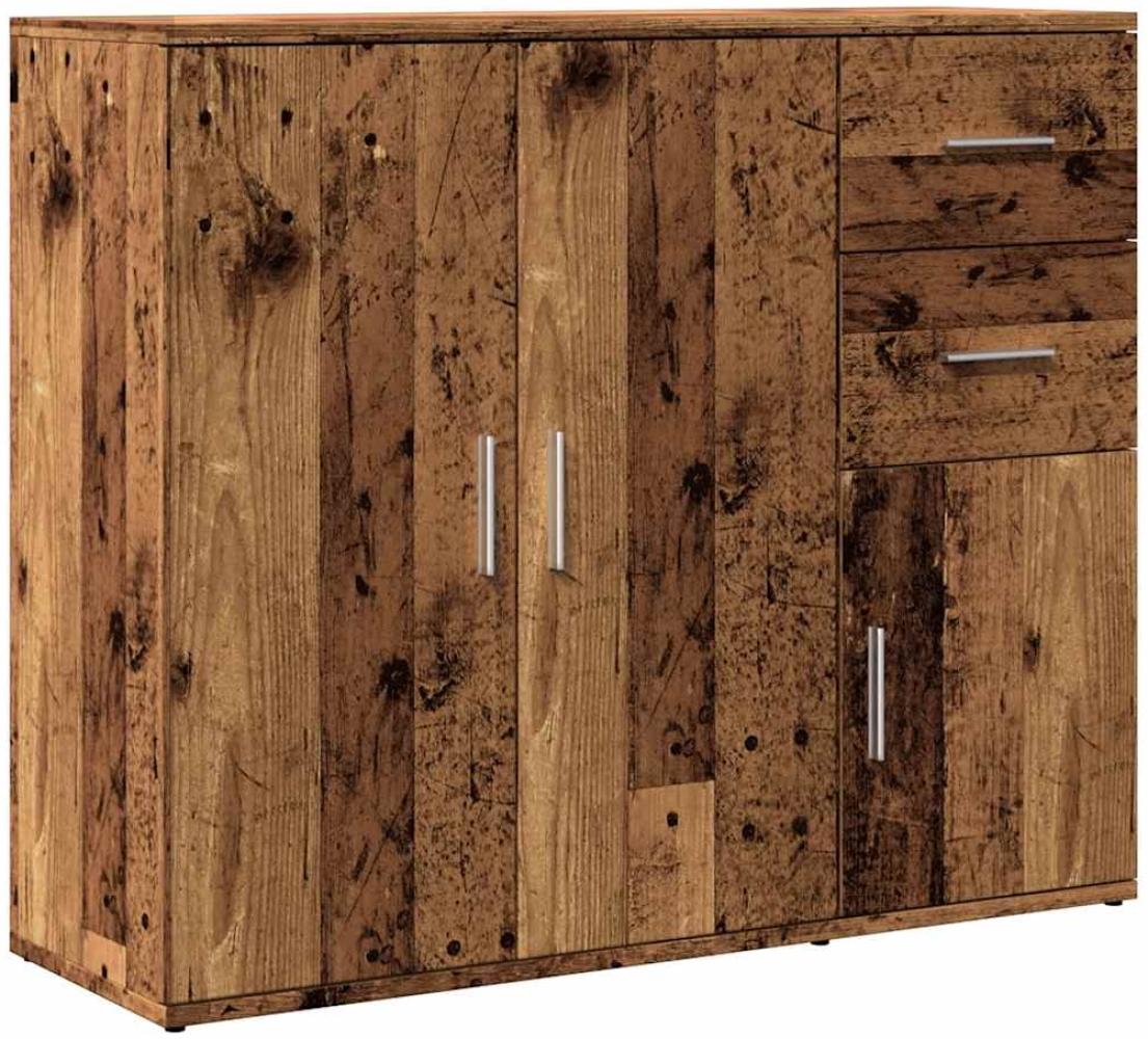 vidaXL Sideboard Altholz-Optik 91x29,5x75 cm Holzwerkstoff 855906 Bild 1