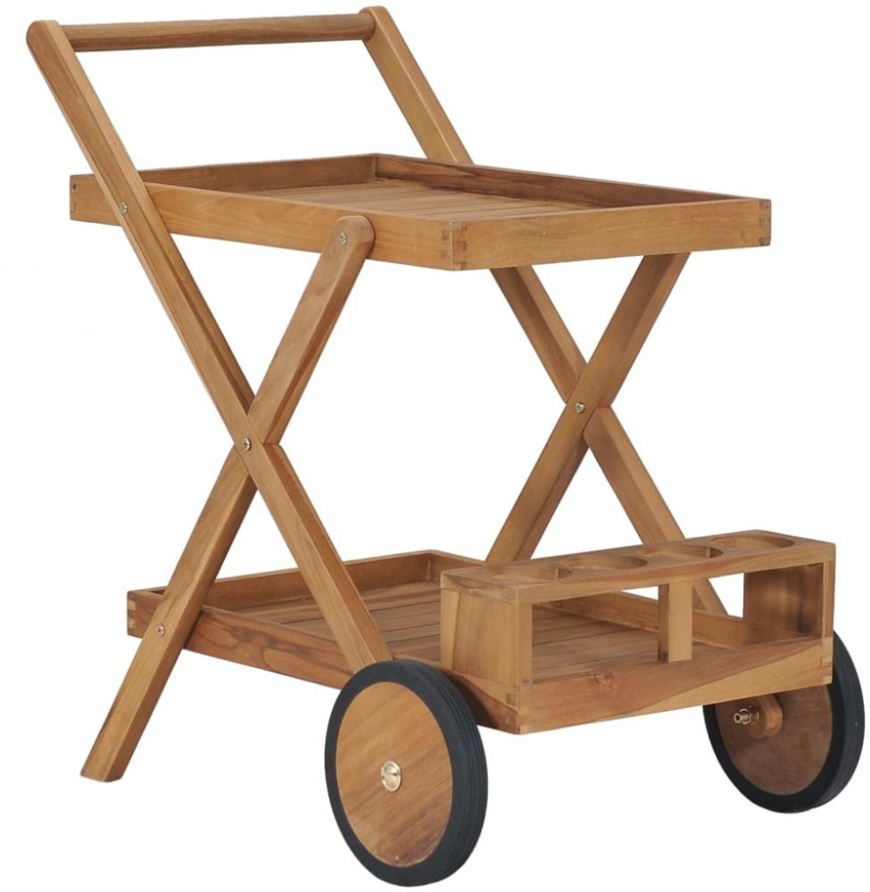 vidaXL Teewagen Massivholz Teak 49425 Bild 1