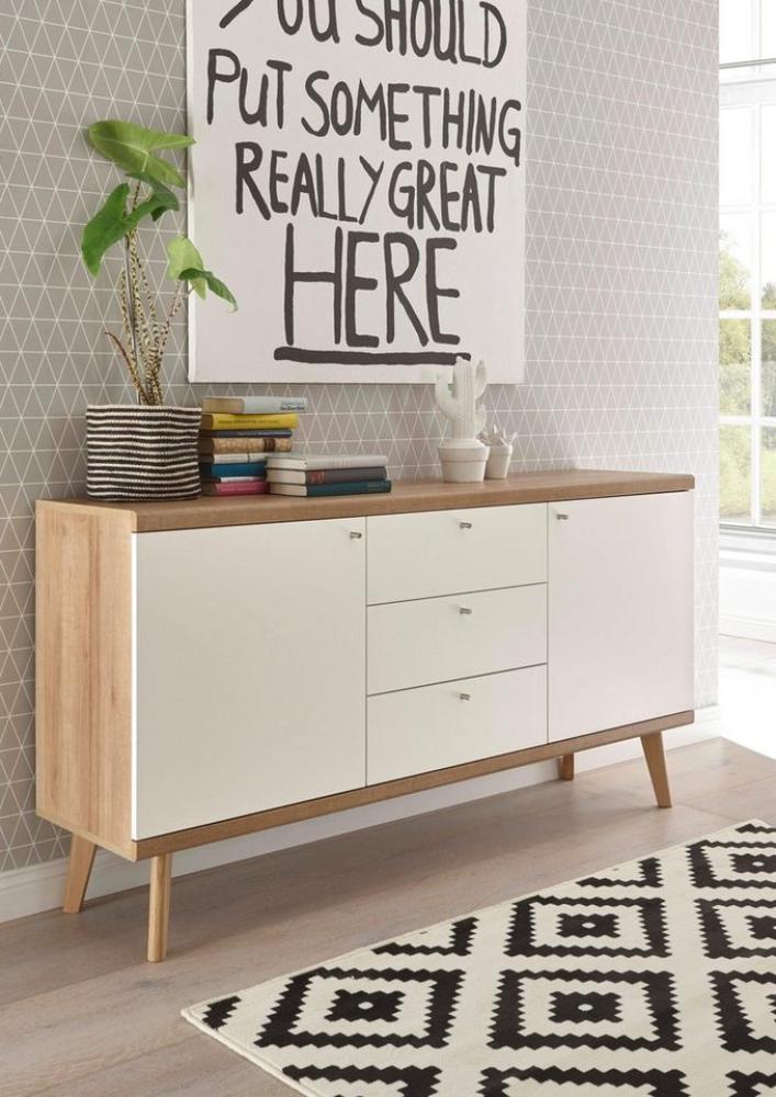 andas Sideboard Merle, im skandinavischen Design, Breite 160 cm Bild 1