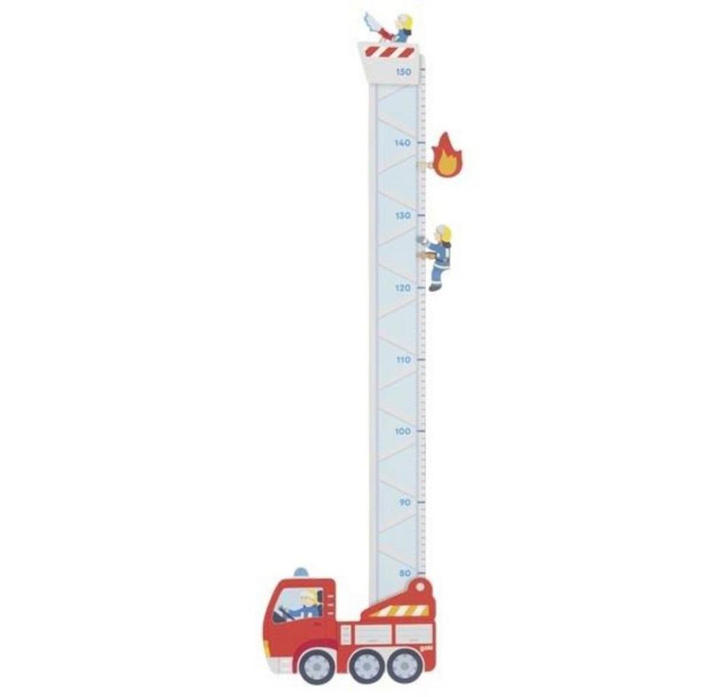 goki 60707 Kinder-Messlatte \"Feuerwehr\" Holz Bild 1