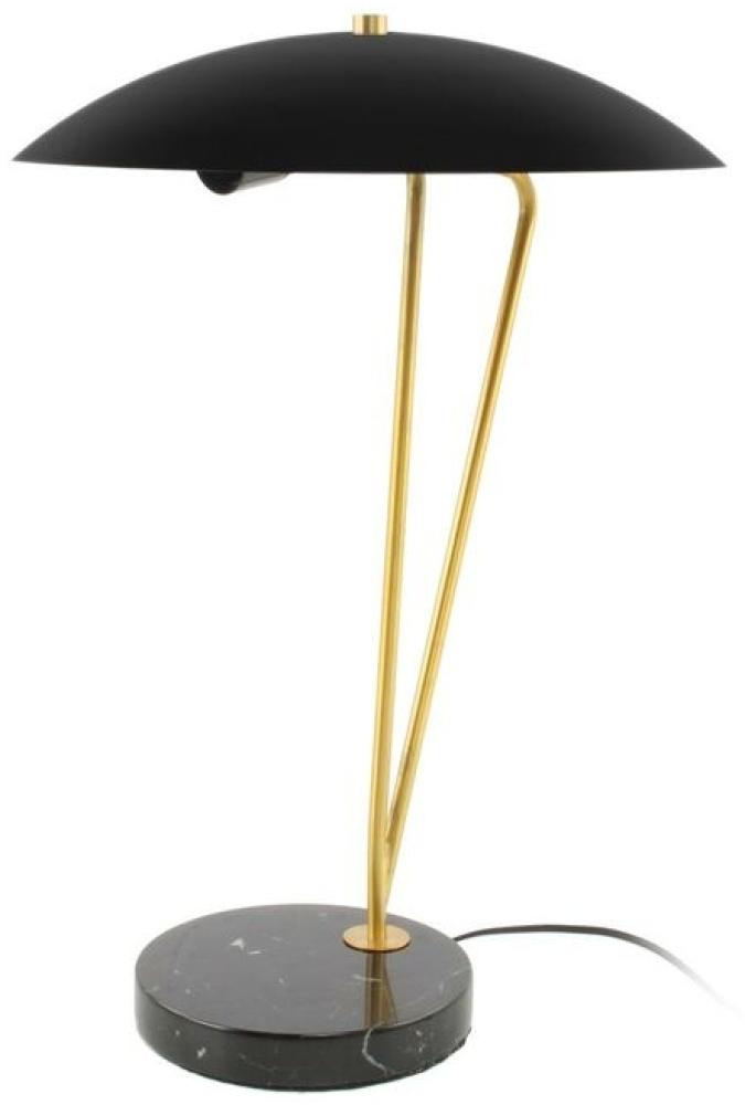 Tischlampe Kayani 125 Schwarz / Gold / Weiß Bild 1