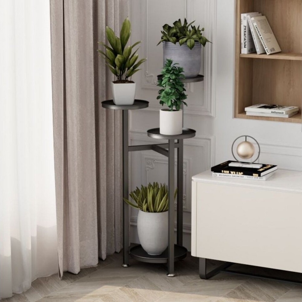 GarveeMore Blumenständer Neue Pflanze Stand Indoor MultiLayer PflanzenständerMit AntiRutschFüße, Eck-Pflanzenständer Gestufte Pflanzenständer Regal für Home Office Bild 1