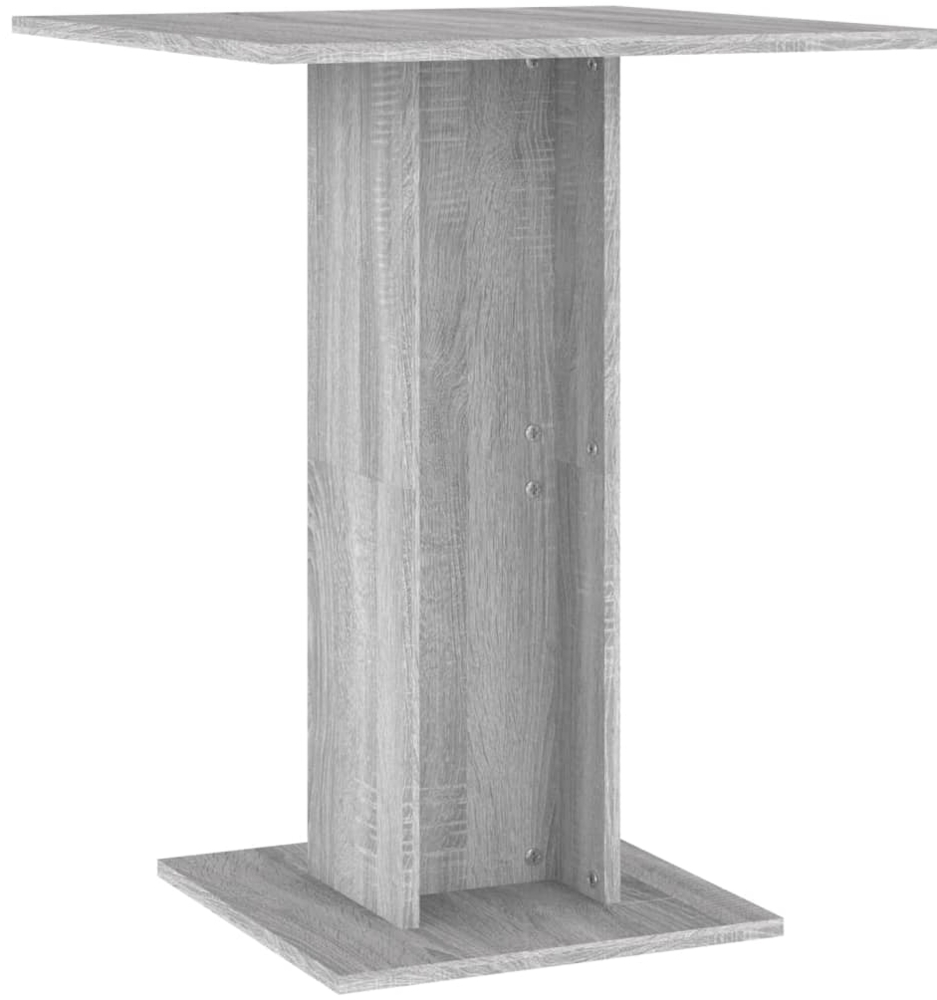 vidaXL Bistrotisch Grau Sonoma 60x60x75 cm Holzwerkstoff 815103 Bild 1