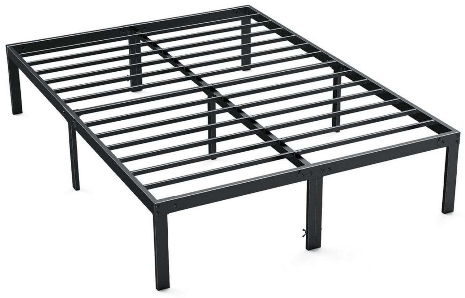 SURFOU Bettgestell Bed Frame Bettrahmen Metallbett Höhe 35 cm, Modern Für Erwachsene Jugendliche, Einfache Montage Einzelbett Bild 1