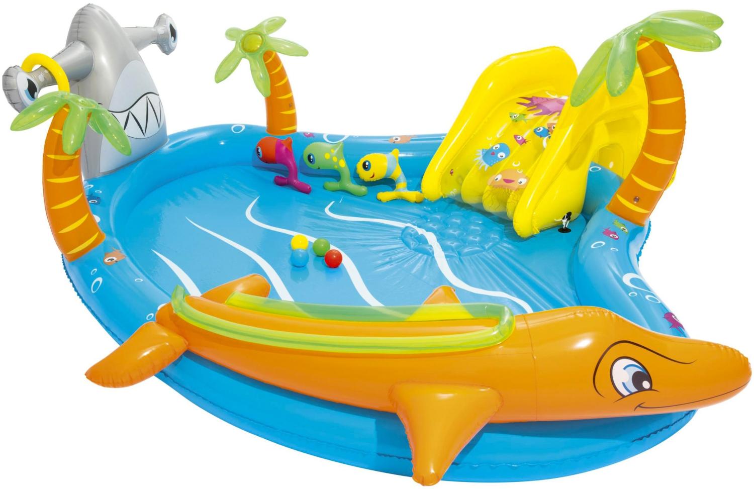 Bestway Wasser Spielcenter Sea Life 2,8m mit vielen Extras Bild 1