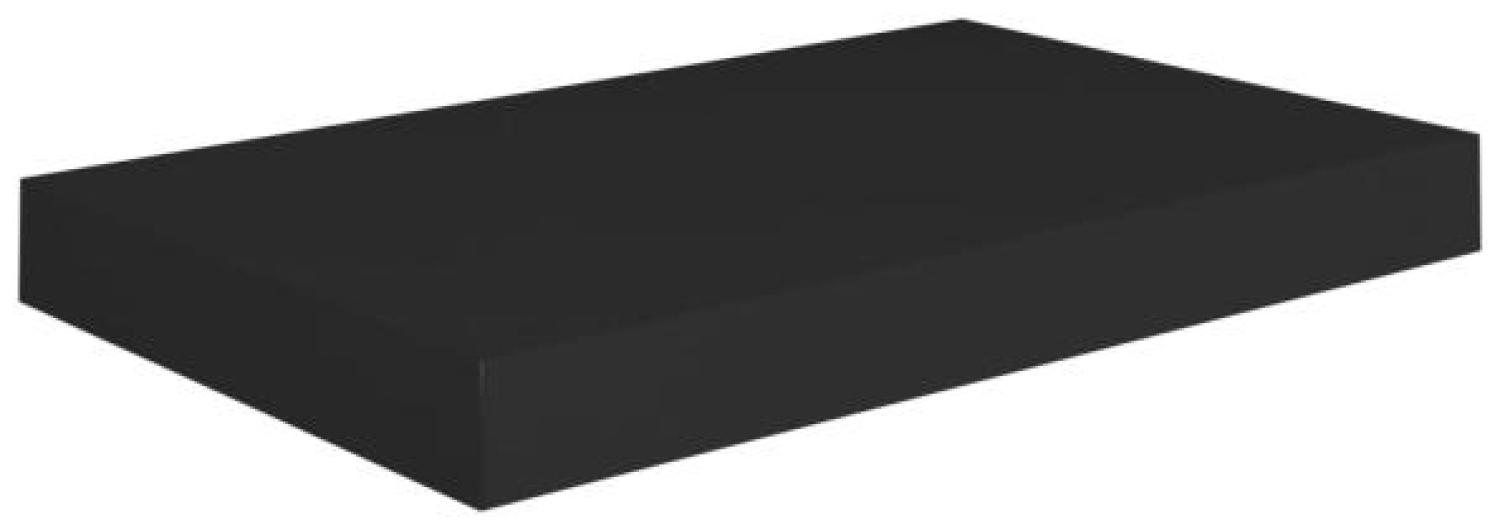 vidaXL Schwebendes Wandregal Schwarz 40x23x3,8 cm MDF 323826 Bild 1