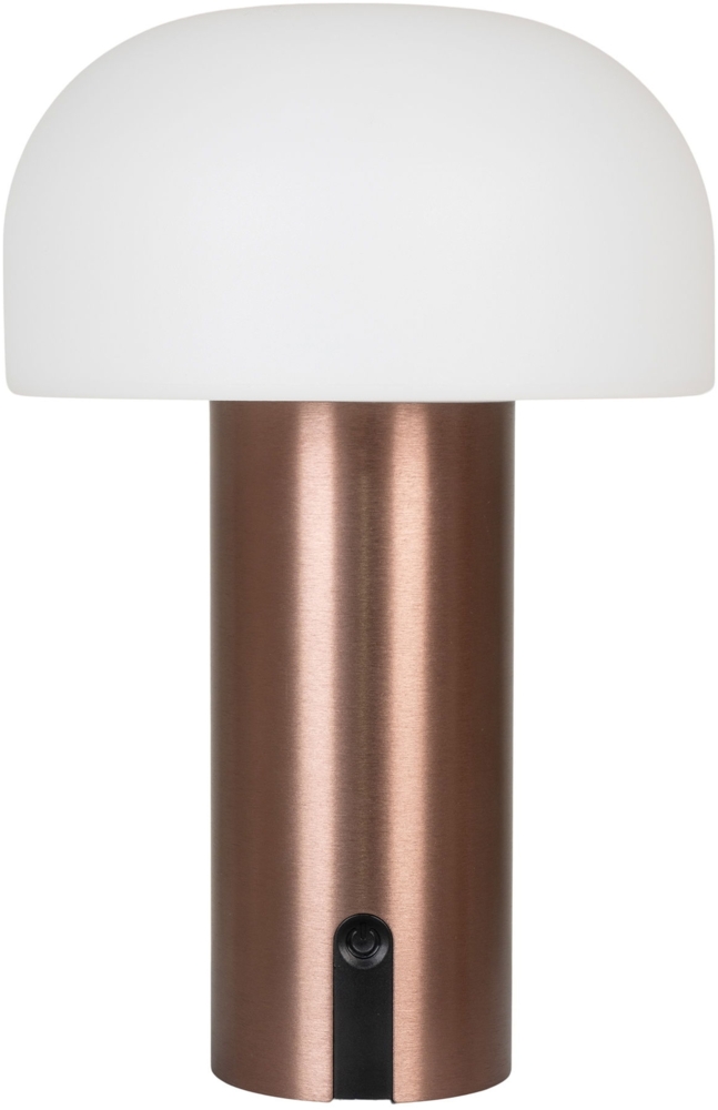 Lampe, weiß/kupfer, wiederaufladbar, Bild 1