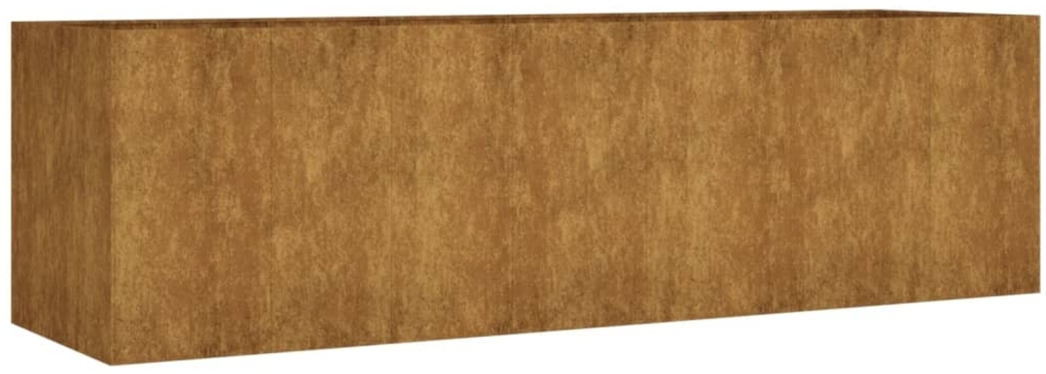 vidaXL Hochbeet 280x80x80 cm Cortenstahl 824540 Bild 1