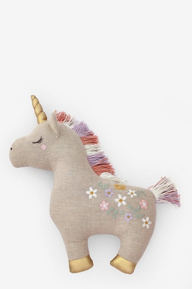 Next Dekokissen Bestickt Spielkissen Plüschtier Einhorn Bild 1