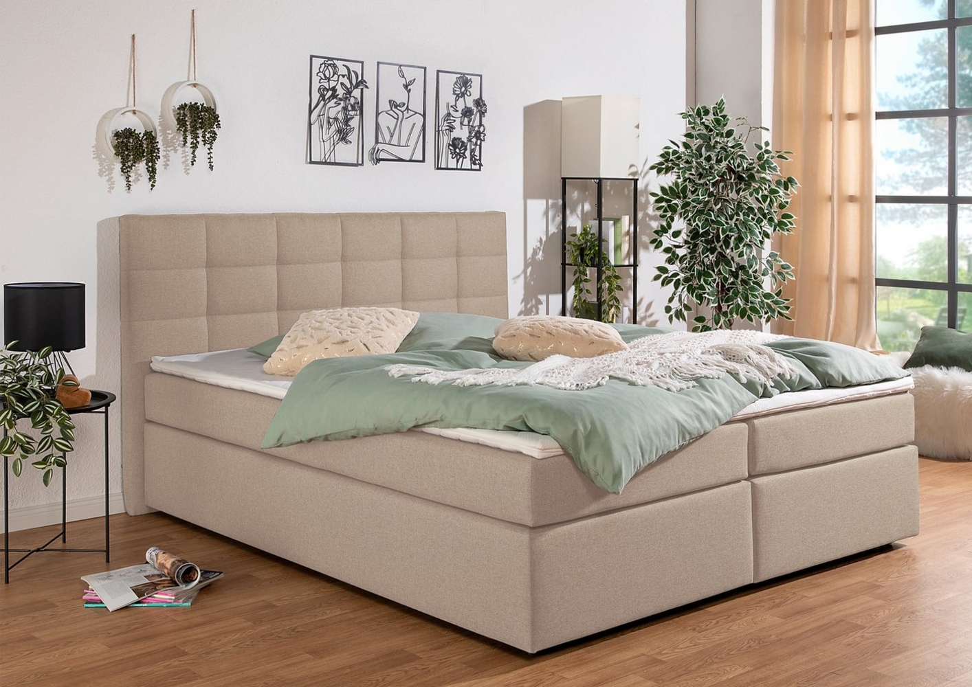 INOSIGN Boxbett Ovalo, wahlweise mit Bettkasten, in H2, H3 & H4 erhältilich Bild 1