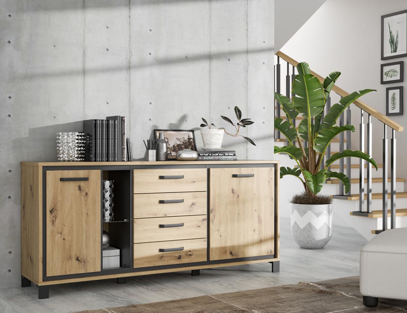 Sideboard TRONDHEIM Artisan Eiche Bild 1