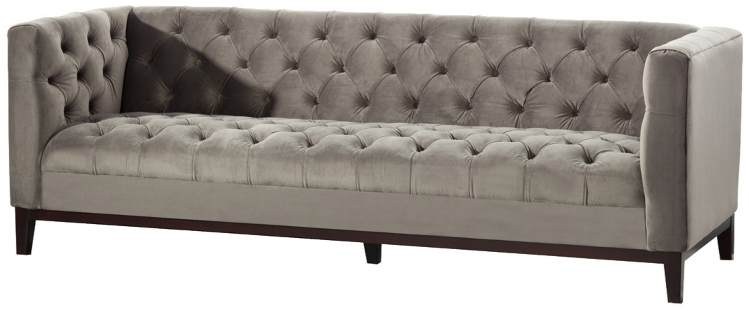 Dekoria Sofa Velvet Elite grey 3-Sitzer Bild 1