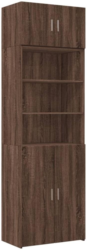 vidaXL Hochschrank Eichen-Optik 70x42,5x225 cm Holzwerkstoff 3281321 Bild 1