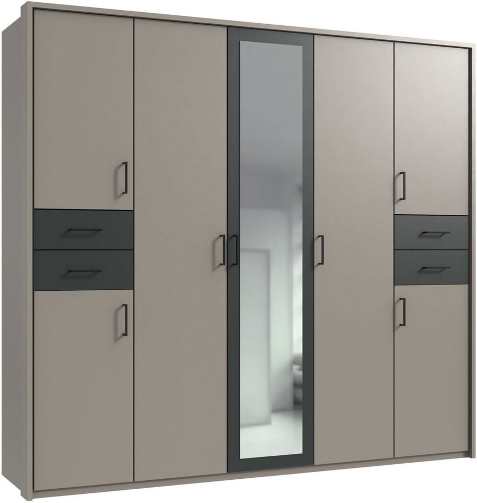 Wimex Drehtürenschrank Vegas inklusive Passepartout-Rahmen, mit Spiegeltüren und Schubladen Bild 1