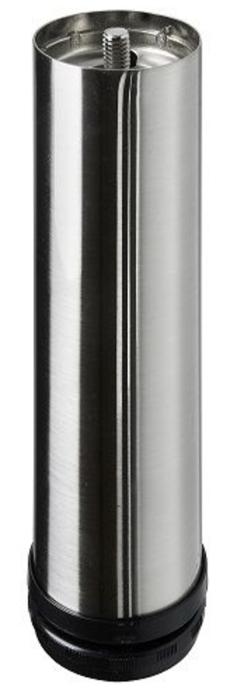 Hettich Möbelfuß 6,0 x 20 - 23 cm Edelstahl-Optik - 1 Stück Bild 1