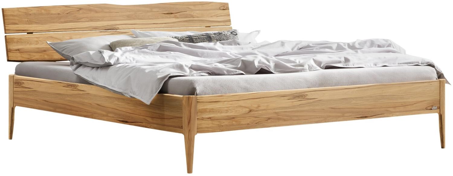 Hasena Lounge Sabbioni 140x210 Wildbuche natur, geölt - Fusshöhe 20 cm Massivholzbett Bild 1