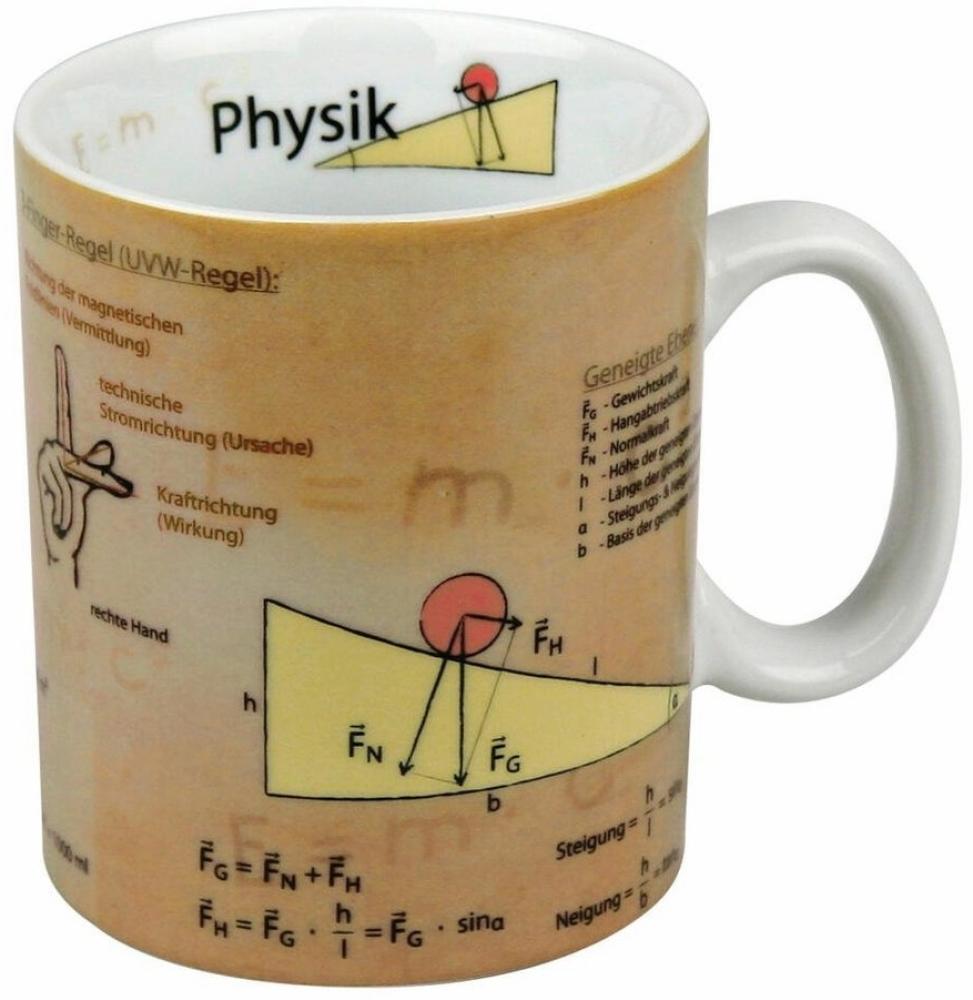 KÖNITZ 1113301062 Wissensbecher PHYSIK 490 ml aus Porzellan / Motivbecher Bild 1