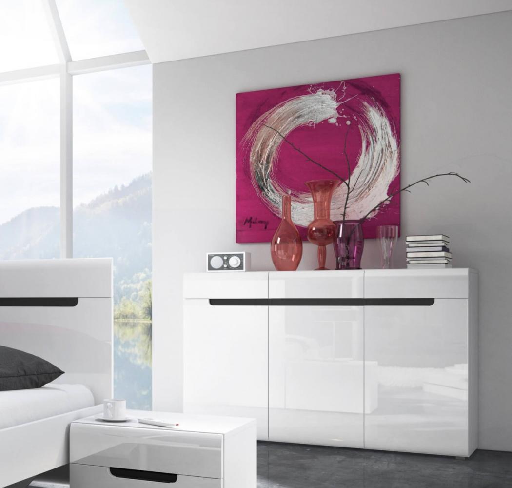 Kommode HEKTOR Sideboard 137cm 3-türig Bild 1