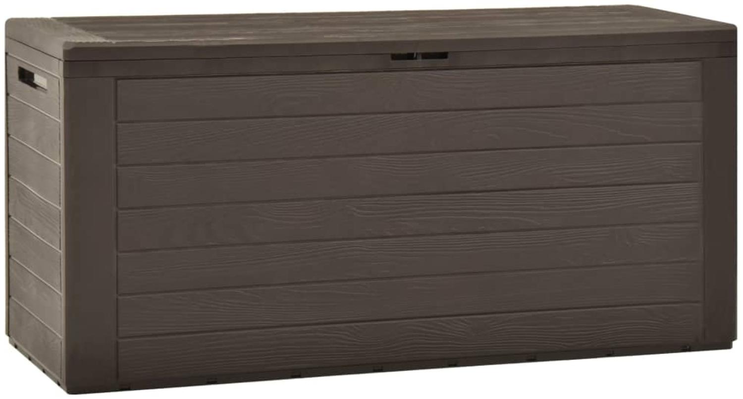 vidaXL Gartentruhe Braun 116x44x55 cm 49443 Bild 1