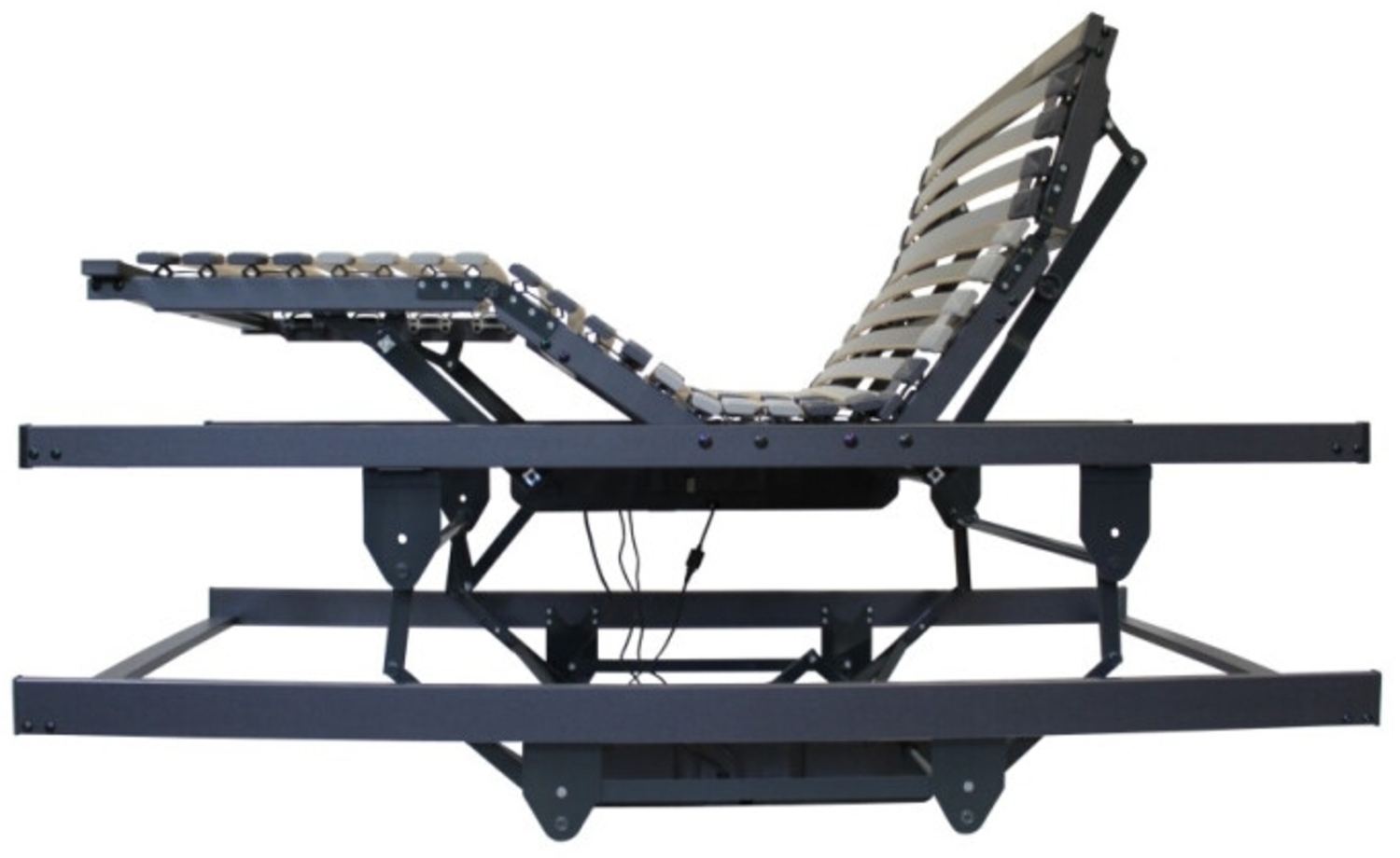 Bettenkiste Senioren Rahmen bis 180 kg - Lattenrost/Bettlift m. Motor, 90x190 cm Bild 1