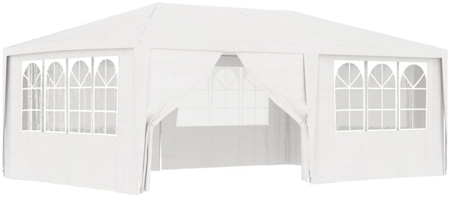 vidaXL Profi-Partyzelt mit Seitenwänden 4×6 m Weiß 90 g/m² 48527 Bild 1