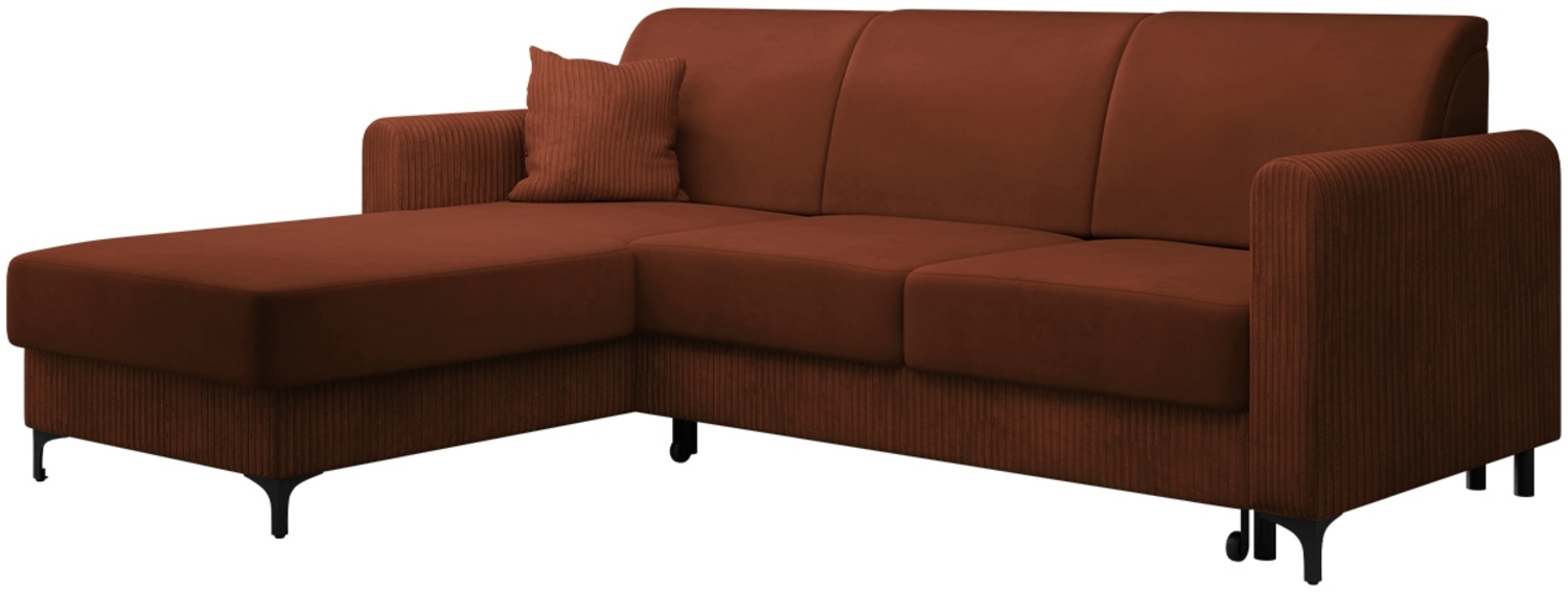 Ecksofa Segulo Cord (Farbe: Poso 39 + Kronos 39 + Poso 39) Bild 1