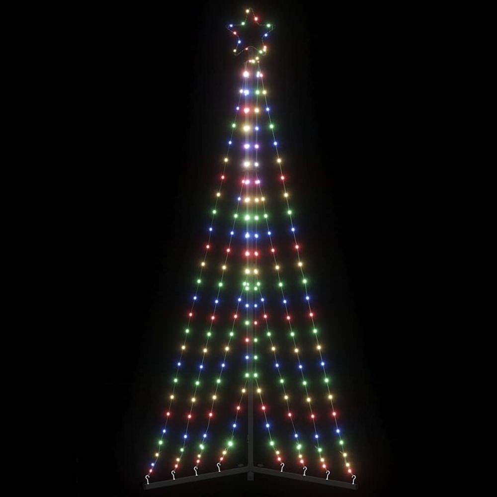 vidaXL Weihnachtsbaum-Beleuchtung 339 LEDs Mehrfarbig 187 cm 4016431 Bild 1