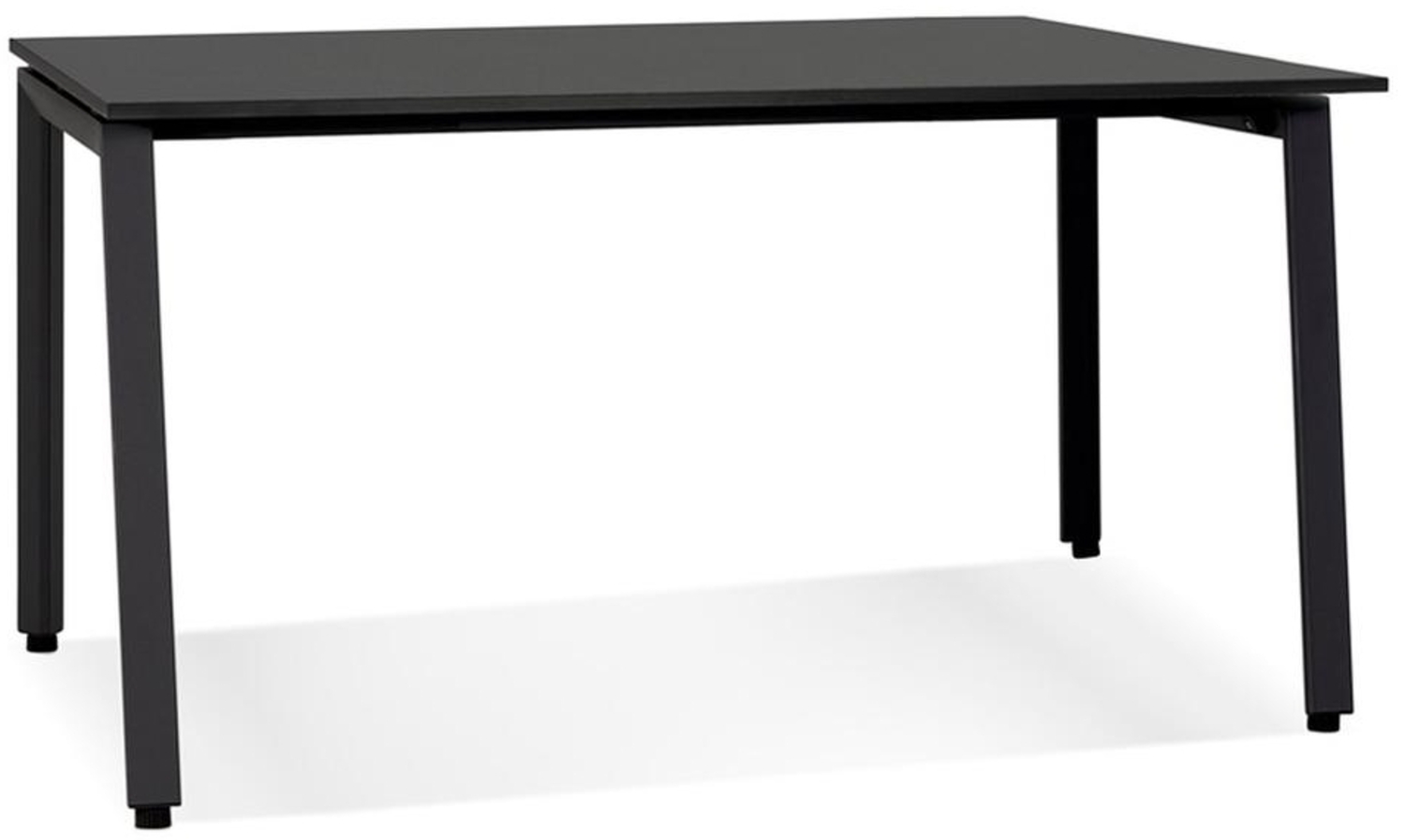 Kadima Design Schreibtisch Mdf-Holz | 160x80 cm | Homeoffice ergonomisch platzsparend | schwarz | Bürotisch Bild 1