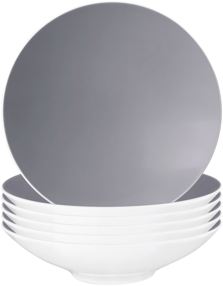 Seltmann Weiden Life Fashion Pasta-/Suppenteller ø 23 cm 6er Set Elegant Grey Bild 1