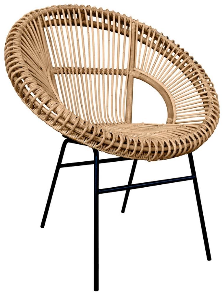 RATTAN Stuhl Rattan Natur Bild 1