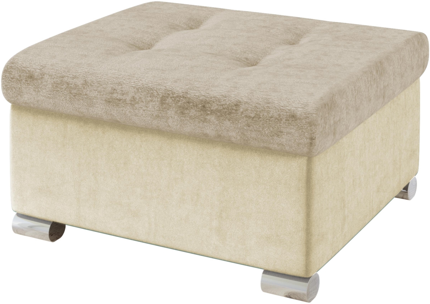 Polsterhocker Niko Klein, Farbe: Magic Velvet 2250 + Miu 2041 Bild 1