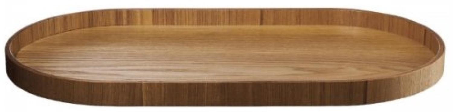 ASA Selection wood Holztablett Oval, Holz Tablett, Serviertablett, Weidenholz, 44 x 22. 5 cm, 53695970 Bild 1