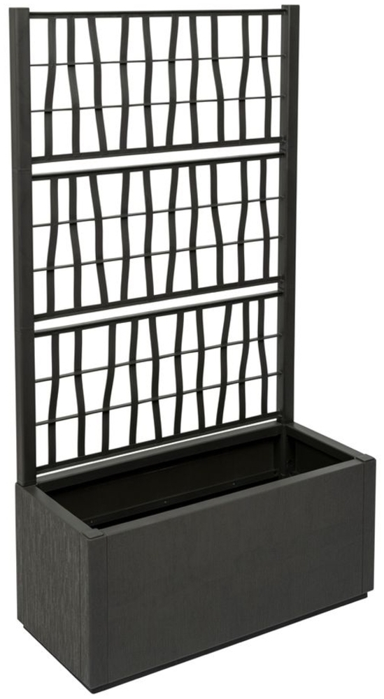 XL SPALIER "Ethica" in Struktur Optik breite Version, Farbe: Anthrazit, Maße: 80x36x140 cm Bild 1