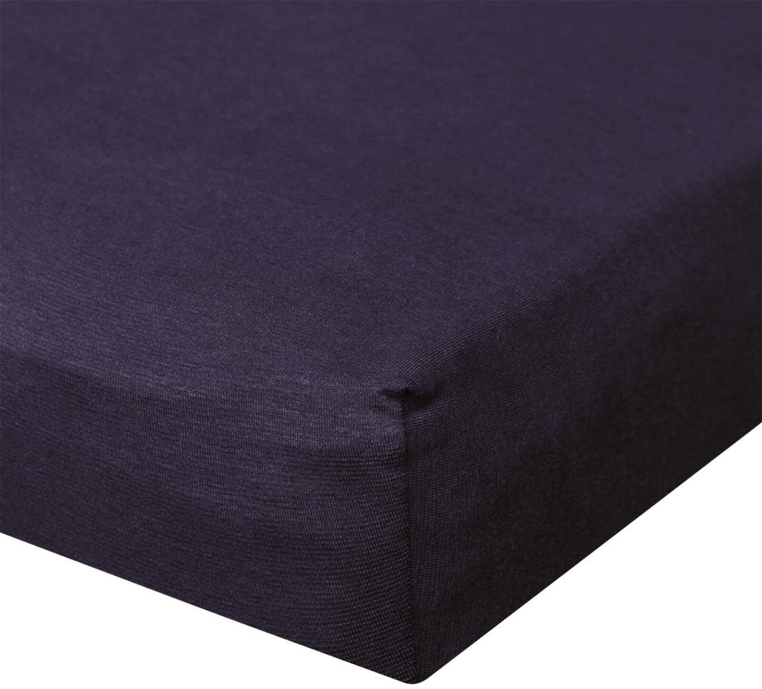 BettwarenShop Jersey Spannbetttuch Ultra-Stretch|90x200 - 100x220 cm| lavendel Bild 1