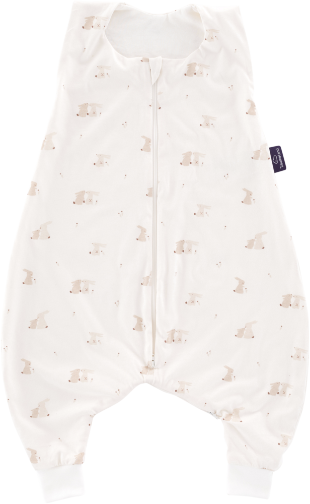 Schlafanzug light TO GO Baumwolle Hophop Bunny beige, Größe 74 Bild 1