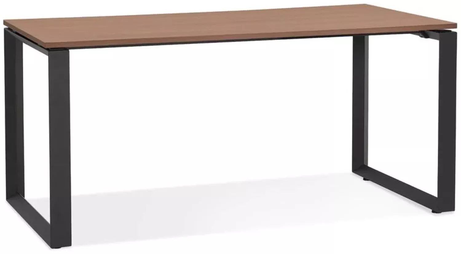 Kokoon Design Schreibtisch Abak Holz Wallnuss und Schwarz 160 cm Bild 1