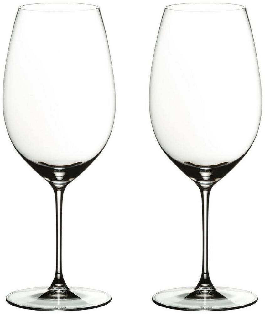 Riedel Veritas New World Shiraz, 2er Set, Rotweinglas, Weißweinglas, Weinglas, Hochwertiges Glas, 650 ml, 6449/30 Bild 1