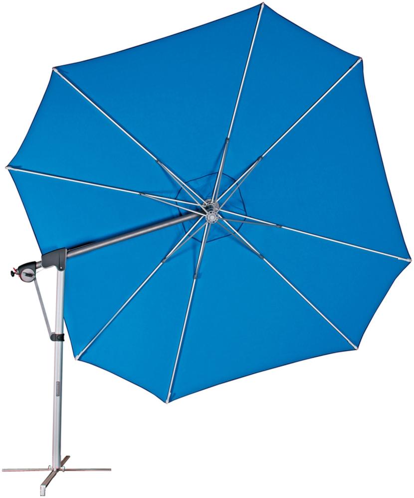 Doppler Sonnenschirm / Ampelschirm "Protect 400 Pendel", 400 cm Aquamarin Bild 1