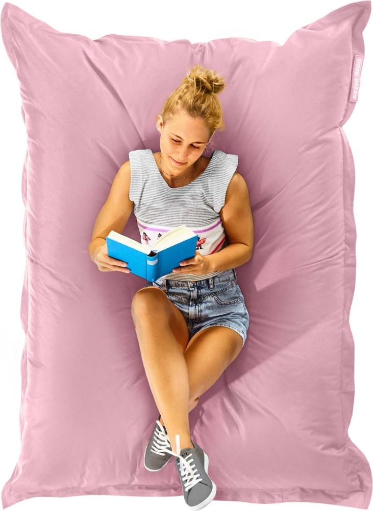 Green Bean® Outdoor Sitzsack, waschbar & wetterfest, Polyester-PVC-Stoff, Pastell Koralle, 140x180 cm, 380 Liter Bild 1