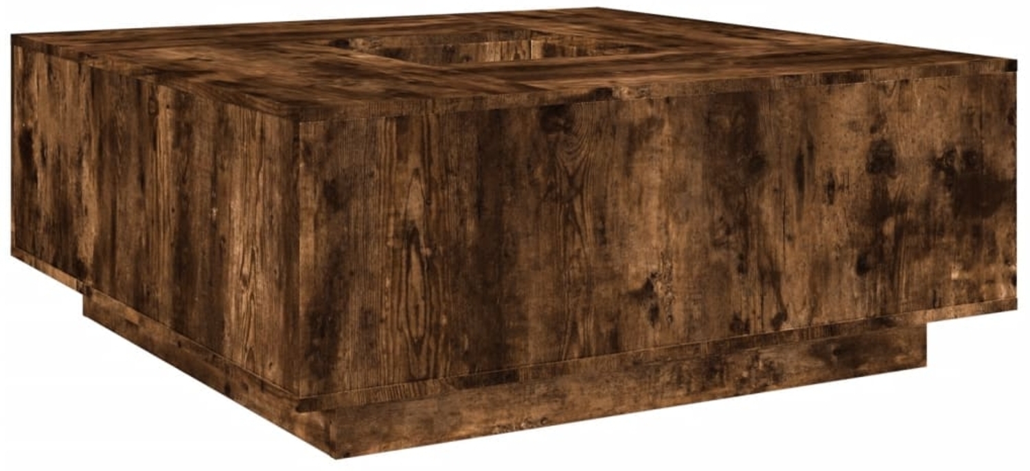 vidaXL Couchtisch Räuchereiche 100x100x40 cm Holzwerkstoff 3284053 Bild 1