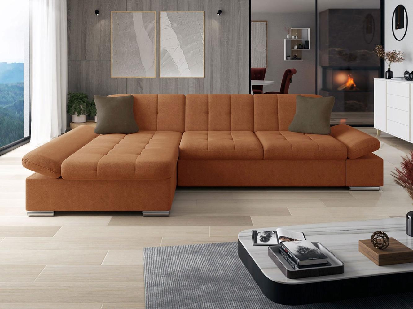 Ecksofa Malwi, Seite: Links, Farbe: Zetta 295 + Zetta 295 + Zetta 294 Bild 1