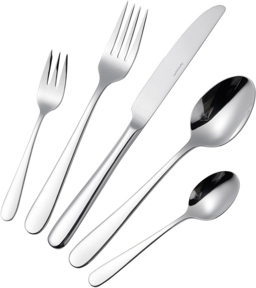 Hanseatic Besteck-Set BASIC (30-tlg), 6 Personen, Edelstahl 18/10, modischer Klassiker Bild 1