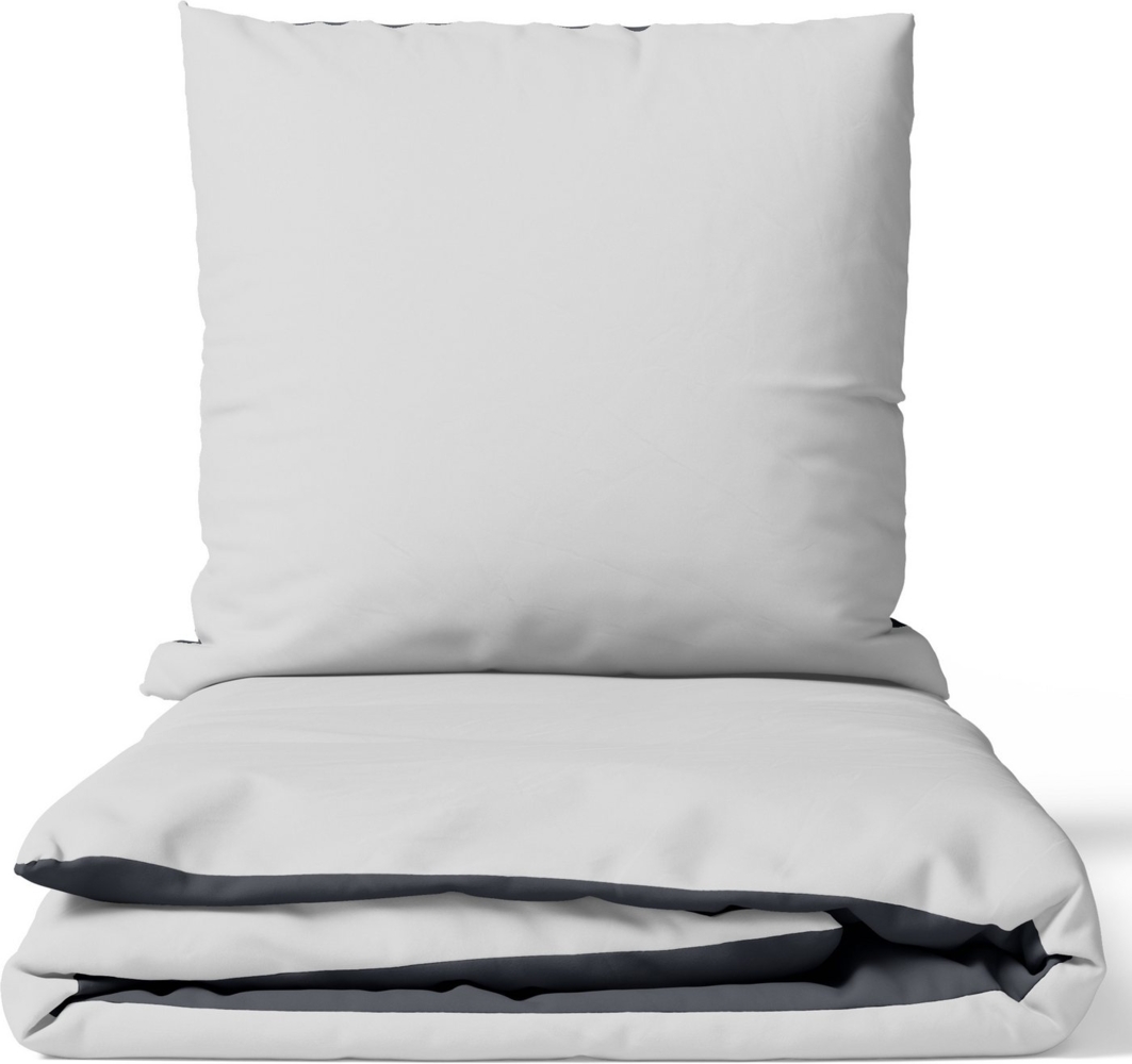 Leonado Vicenti Bettwäsche Baumwollsatin Edle Optik, Satin, 4 teilig, Unifarben mit Wendeseite, 100% Baumwolle Bild 1