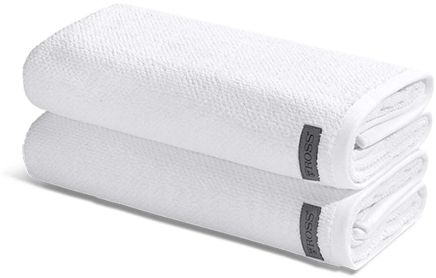 Ross Selection 2 tlg. Frottier-Set - 2 X Duschtuch (70 X 140cm) - 540 g/m2 - Weiß Bild 1