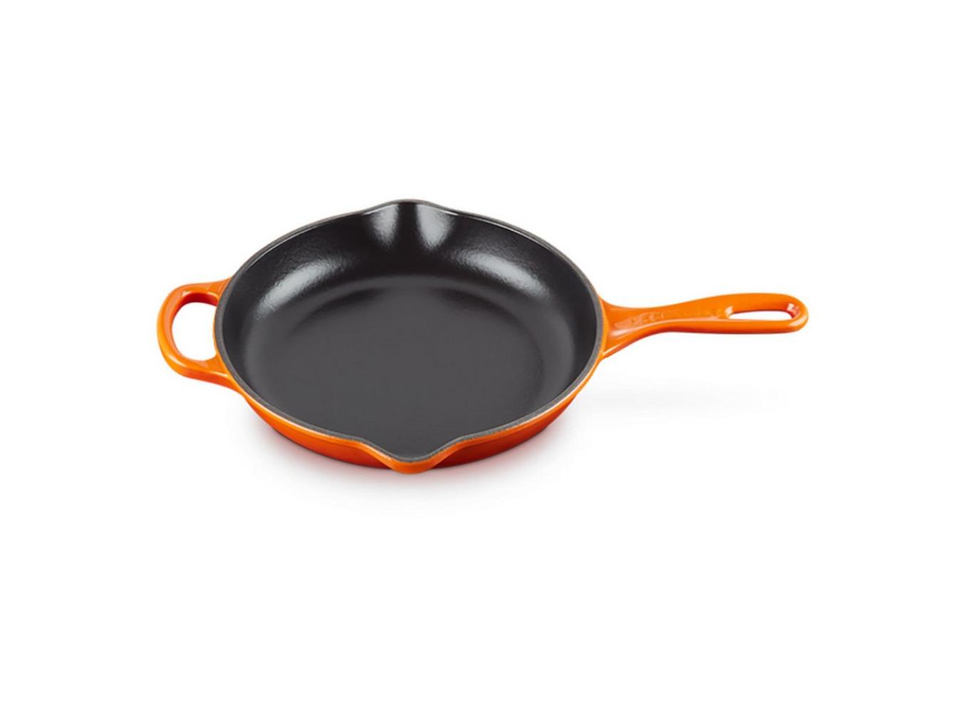 Le Creuset Signature Brat- u. Servierpfanne 23 cm Ofenrot - Orange - 23 cm Bild 1