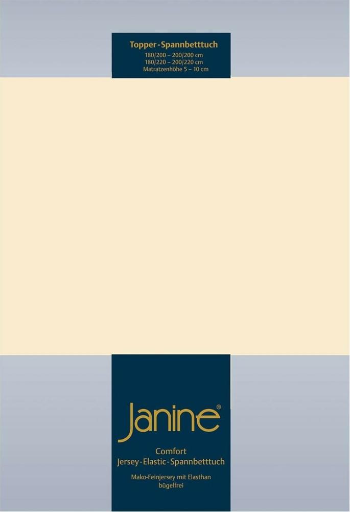 Janine Topper Comfort Jersey Spannbetttuch|140x200 cm - 160x220 cm| leinen Bild 1