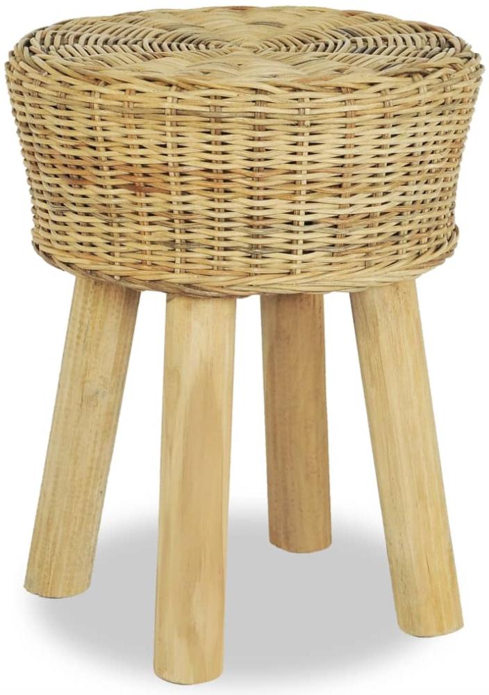 vidaXL Barhocker Natur Rattan 244578 Bild 1