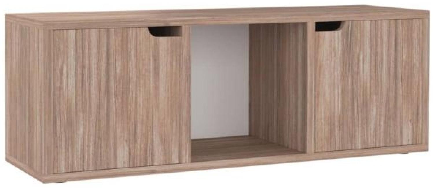 vidaXL TV-Schrank Grau Sonoma-Eiche 88,5x27,5x30,5 cm Holzwerkstoff 338177 Bild 1